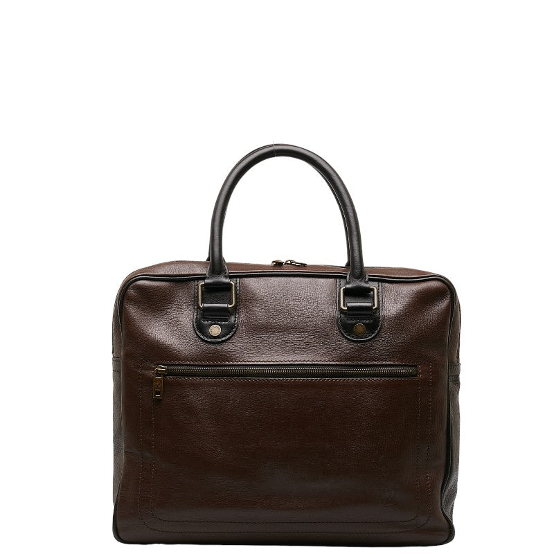 Louis Vuitton Business Bag Cafe Brown Leather Men's | Studio Nafay