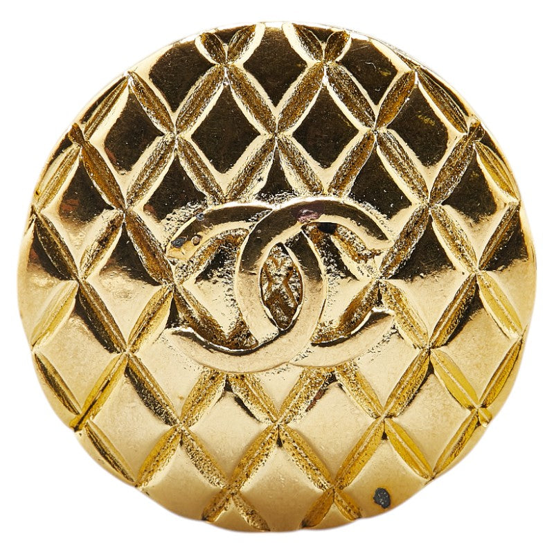 Chanel Gold-Plated Coco Mark Matelasse Brooch Classic Flap Tote | Studio Nafay
