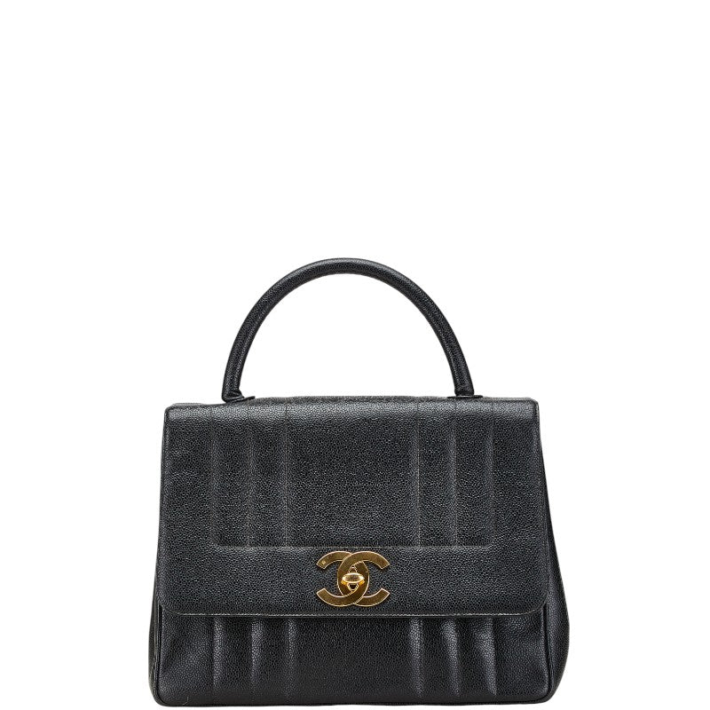 Chanel Mademoiselle Caviar Skin Handbag Classic Flap | Studio Nafay