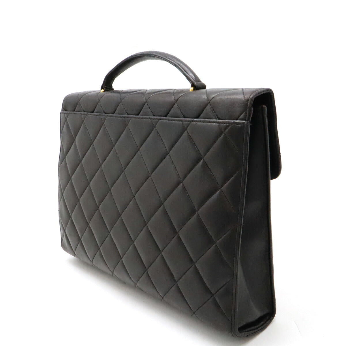 Chanel Leather Matelasse Coco Mark Briefcase Classic Flap Tote