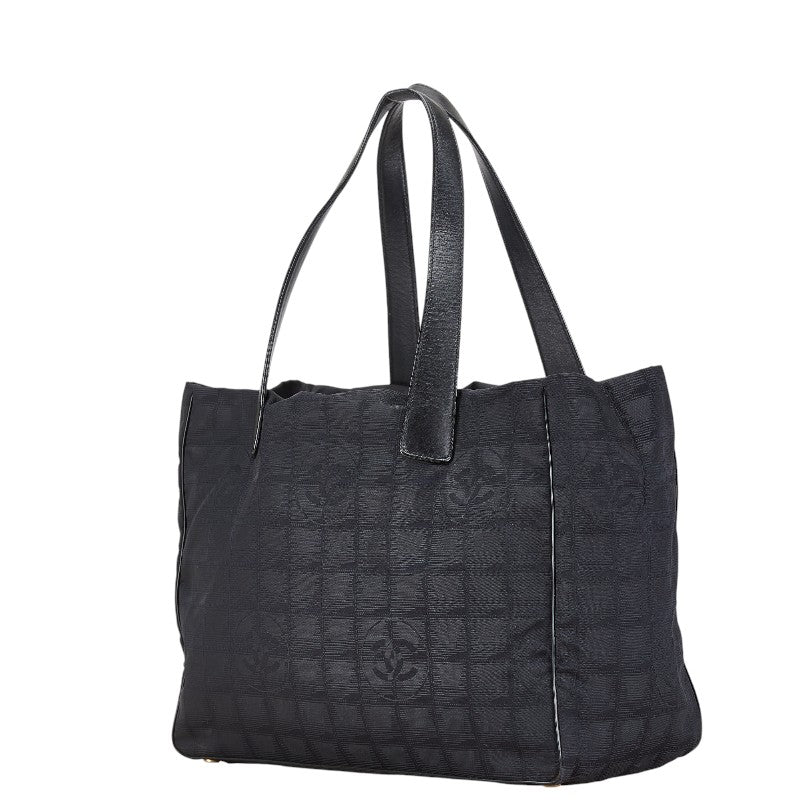 Chanel New Travel Line Nylon Leather Tote Bag Classic Flap