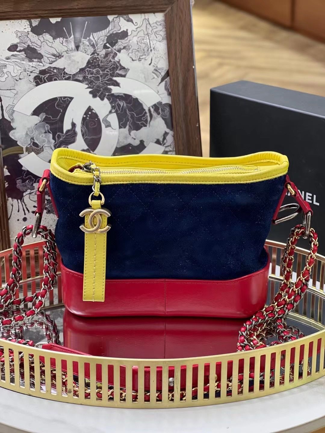 Chanel Gabrielle Small Multicolor Handbag
