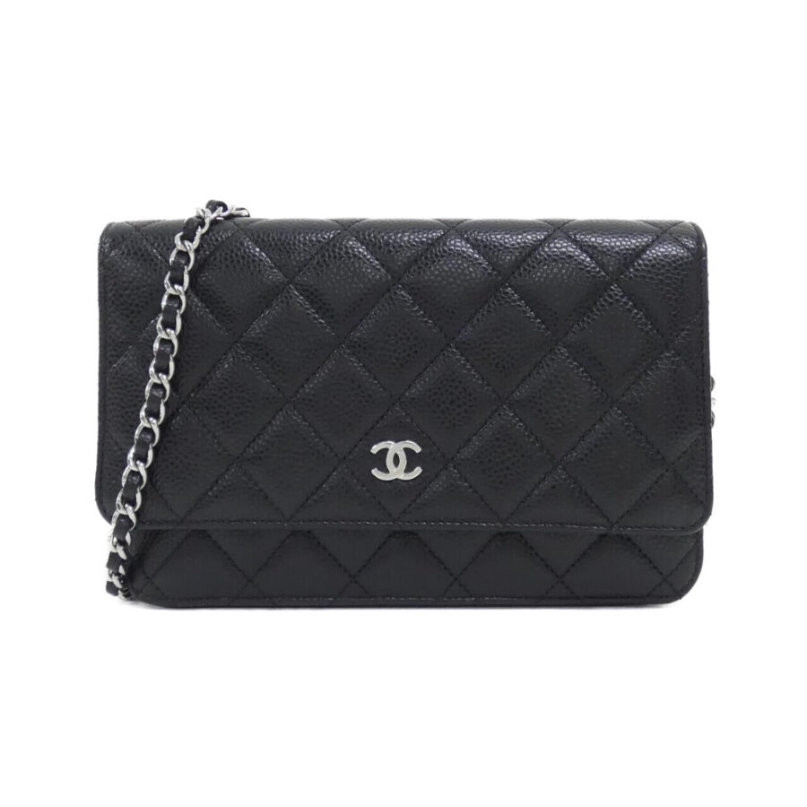 Chanel Timeless Classic Caviar Skin Wallet on Chain Crossbody | Studio Nafay