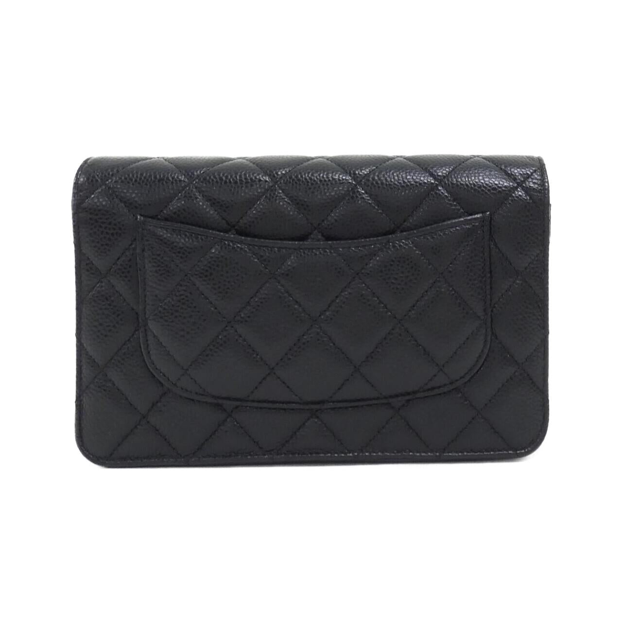 Chanel Timeless Classic Caviar Skin Wallet on Chain Crossbody