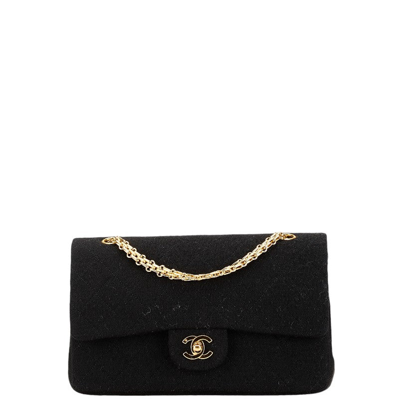 Chanel Matelasse Double Flap Cotton Shoulder Bag Classic Flap | Studio Nafay