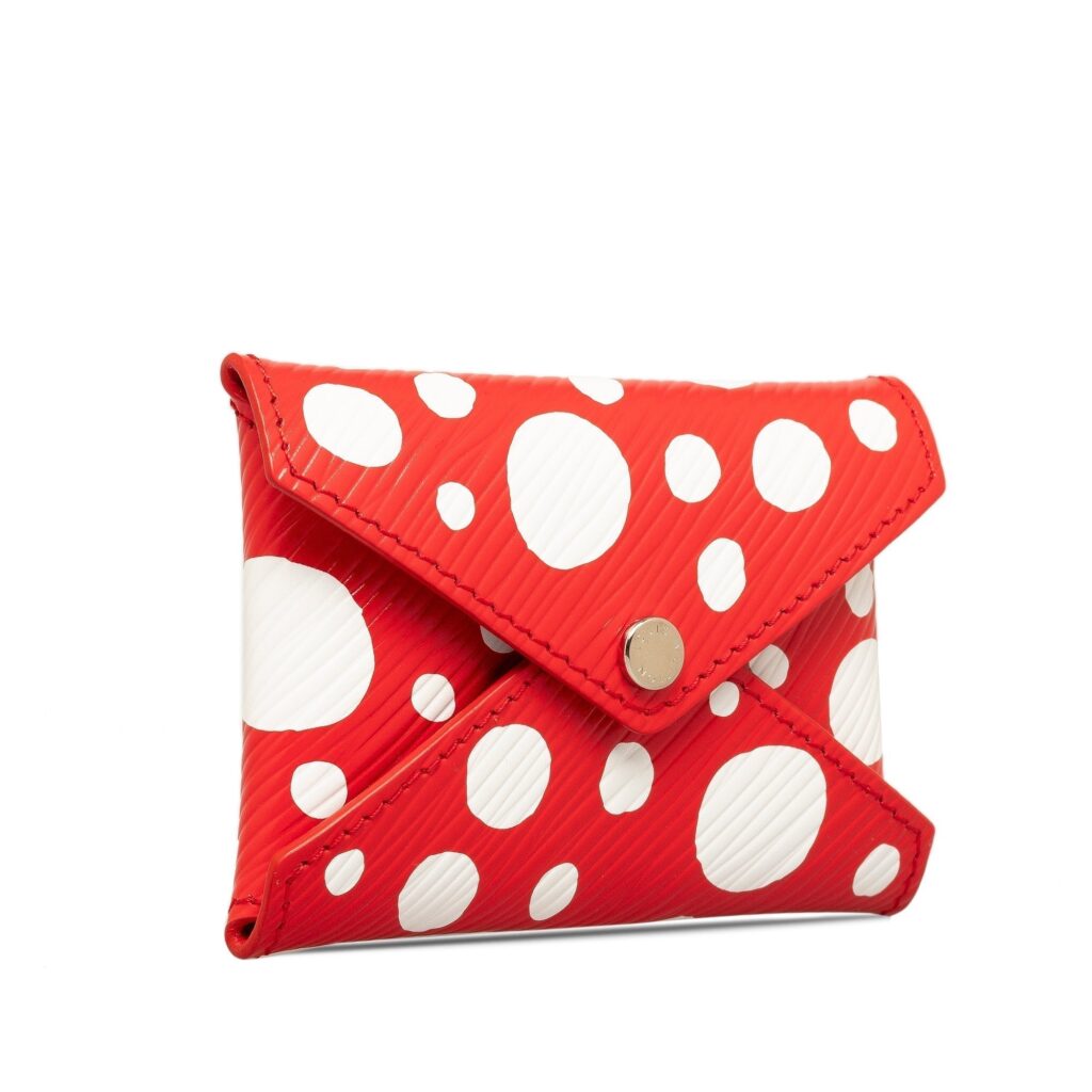 Red Louis Vuitton x Yayoi Kusama Small Epi Kirigami Pouch - Product Image 2