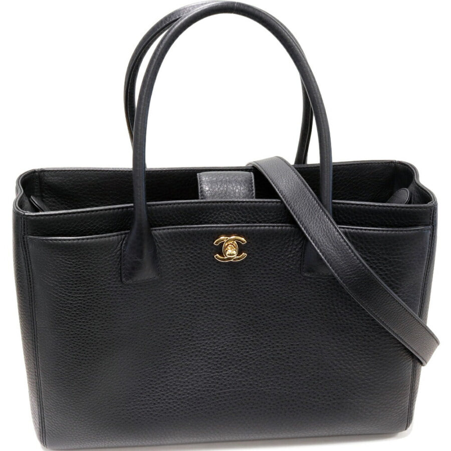 Chanel Soft Caviar Skin Executive 2way Tote Bag Classic Flap | Studio Nafay