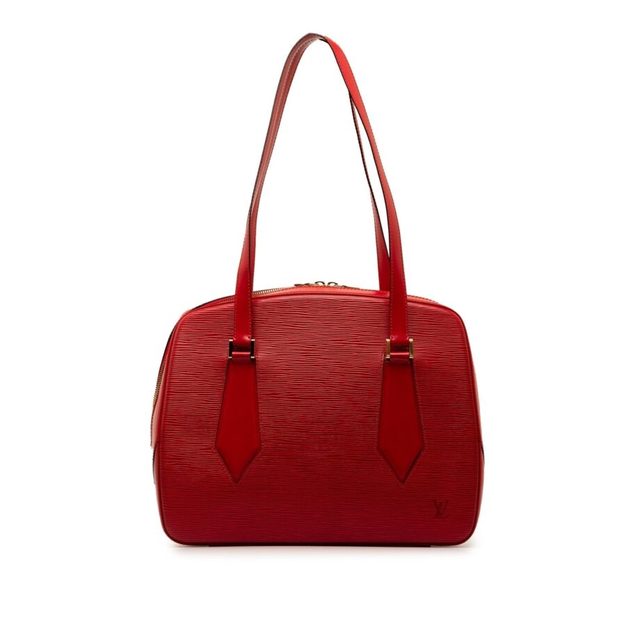 Red Louis Vuitton Epi Voltaire Shoulder Bag | Studio Nafay