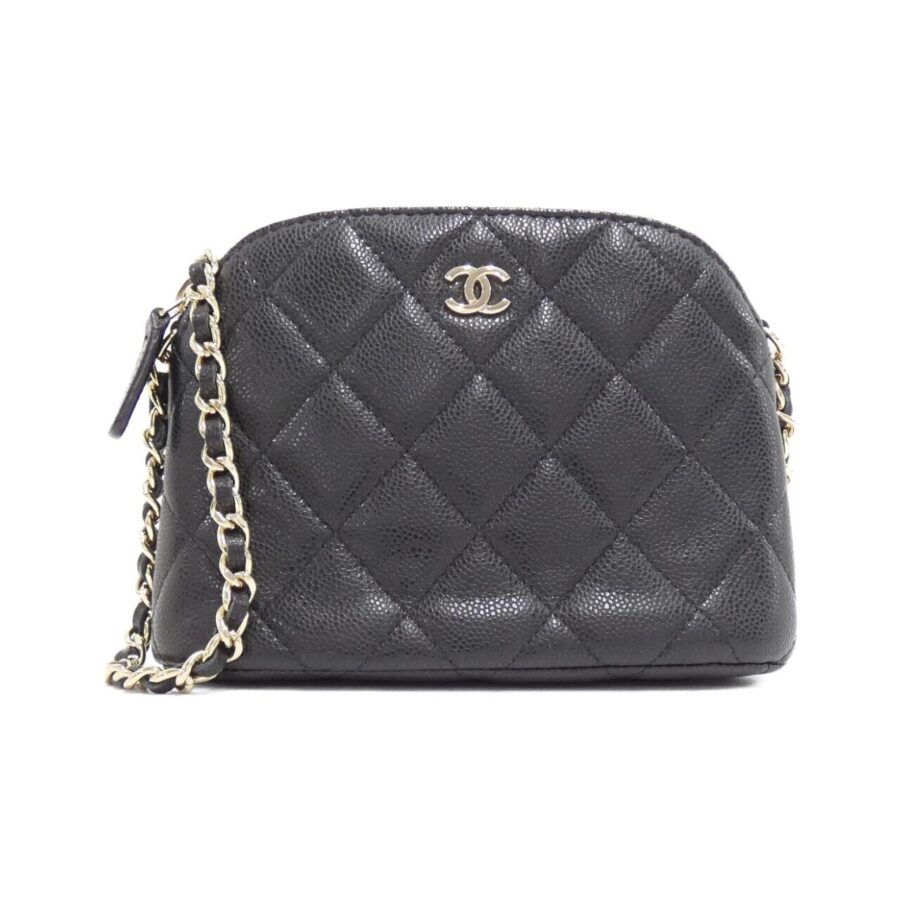Chanel Timeless Classic Line Caviar Chain Clutch | Studio Nafay