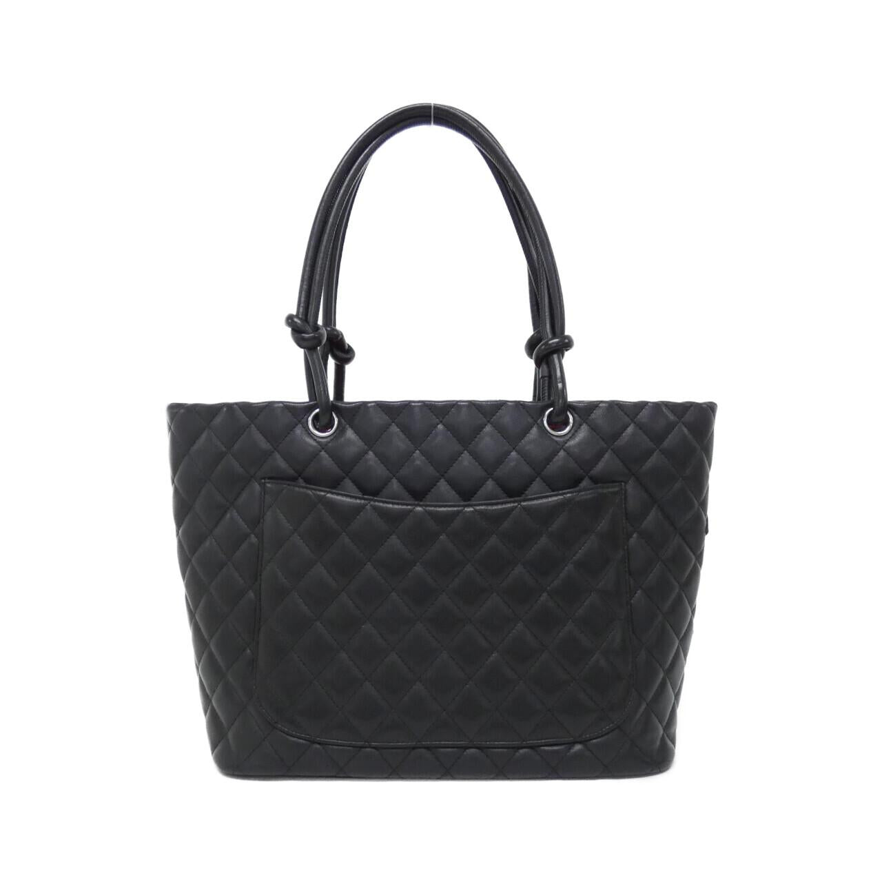 Chanel Cambon Line Calfskin Patent Leather Bag