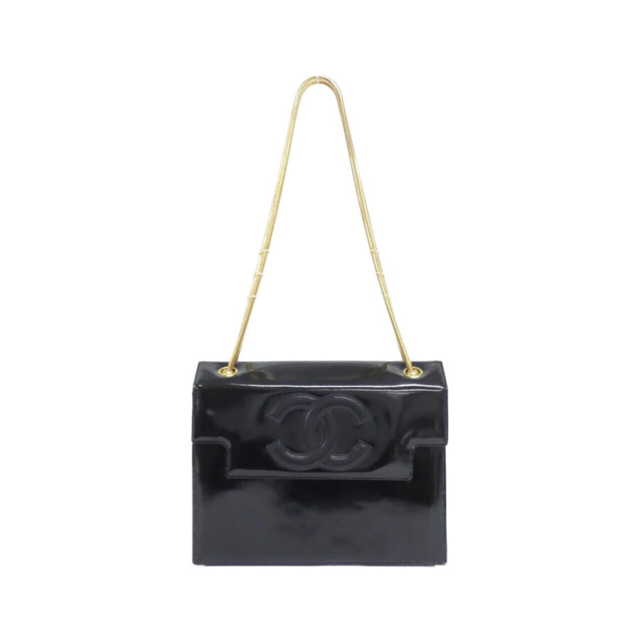 Chanel Enamel Lambskin Shoulder Bag | Studio Nafay