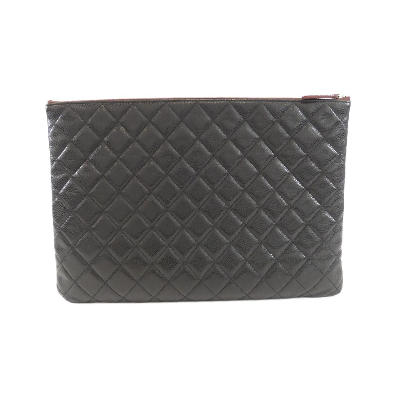 Chanel Timeless Classic Caviar Skin Pouch