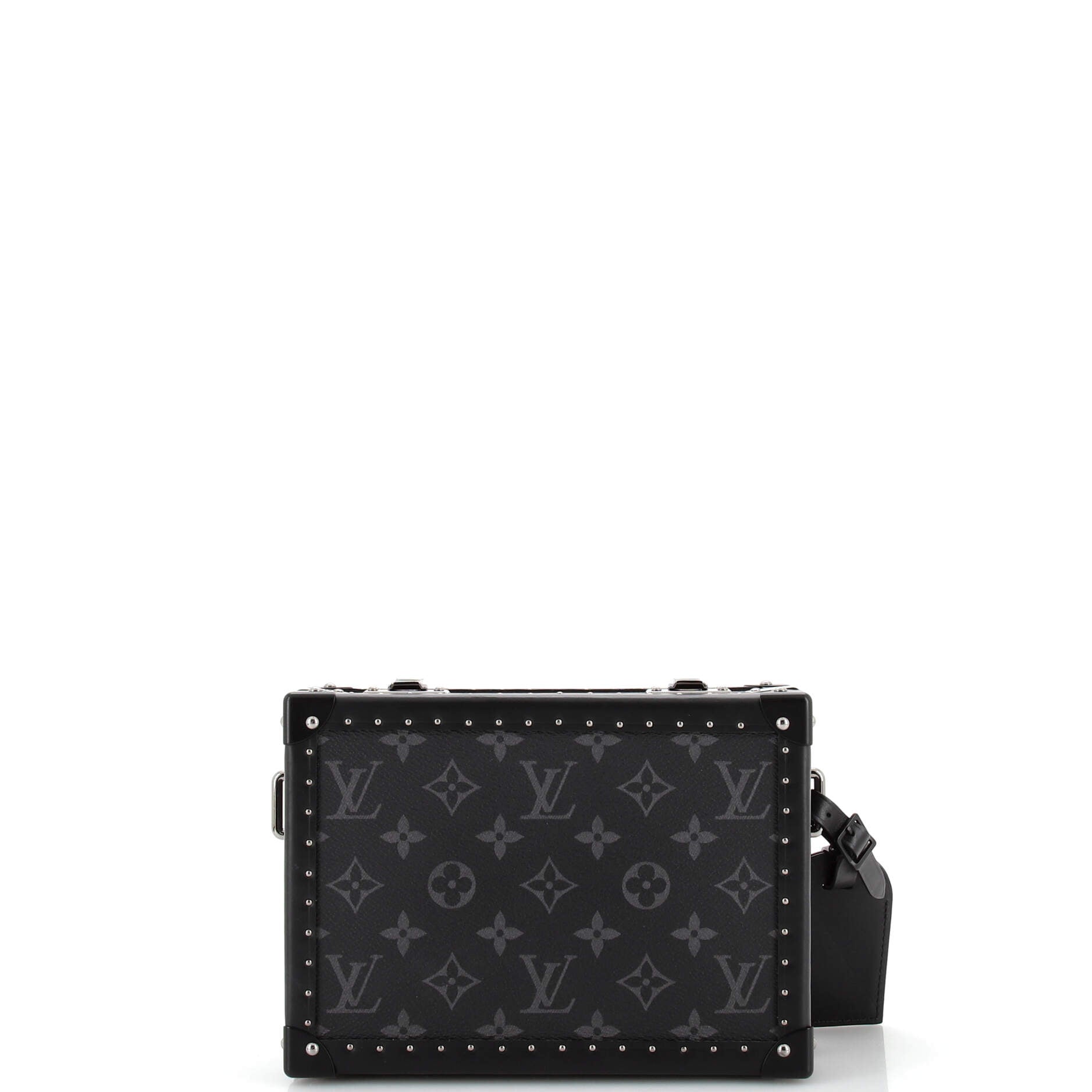 Clutch Box Bag Monogram Eclipse and Leather
