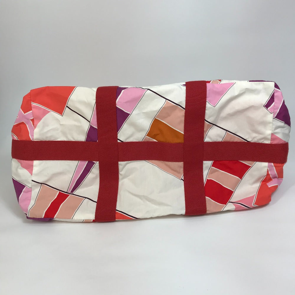 HERMES Tote Bag canvas multicolor Cabas Drapeaux au vent rope handle Women