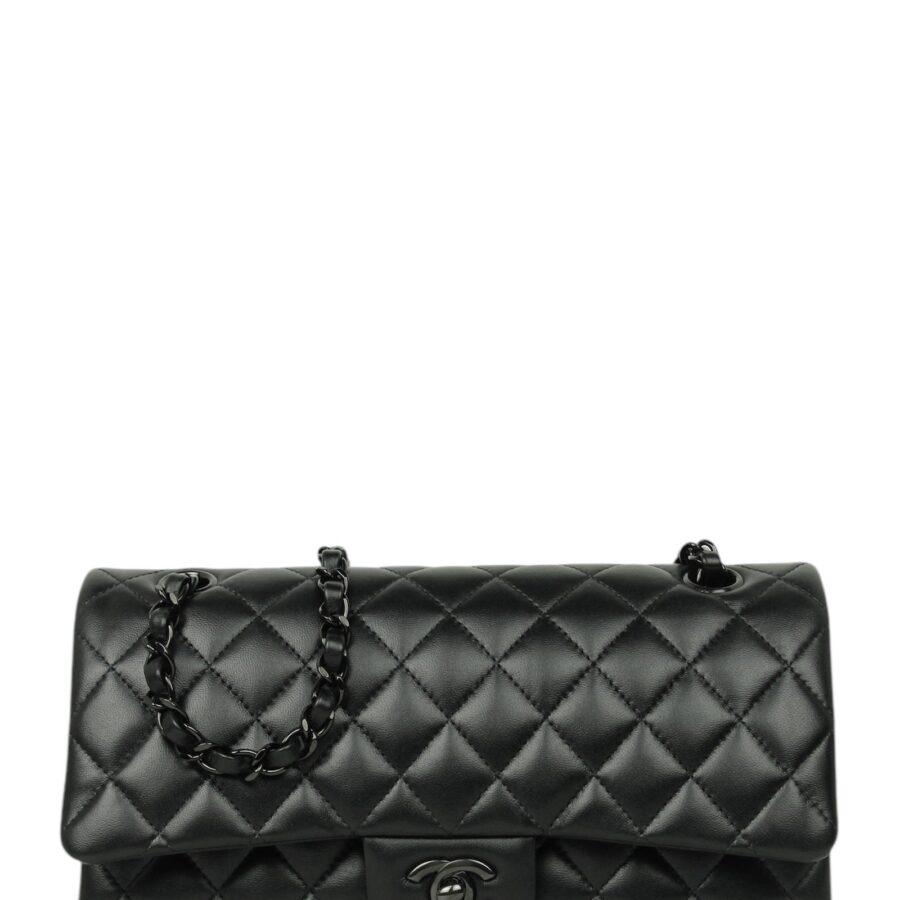 Chanel '24 SO BLACK Lambskin Medium Double Flap Bag | Studio Nafay