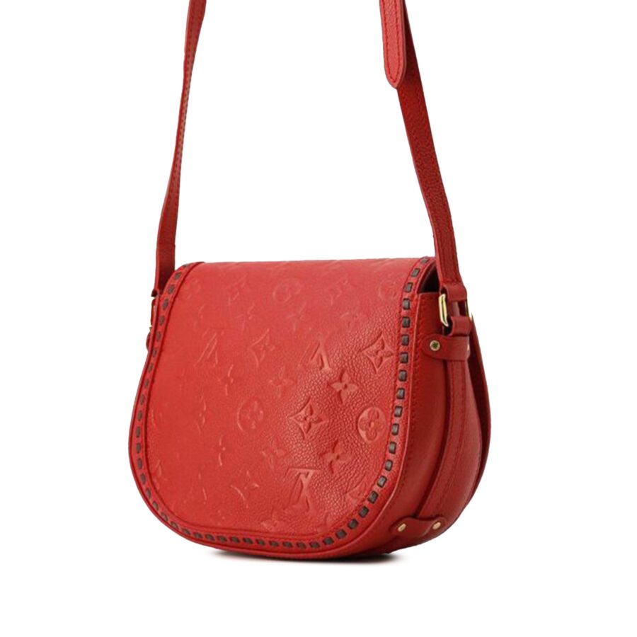 Red Louis Vuitton Monogram Empreinte Junot Crossbody Bag | Studio Nafay