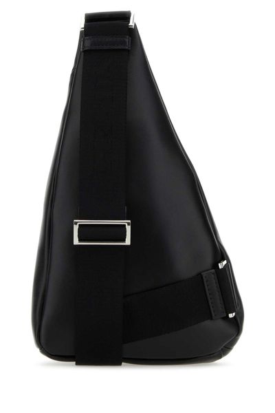 Raffia Leather One Shoulder Backpack