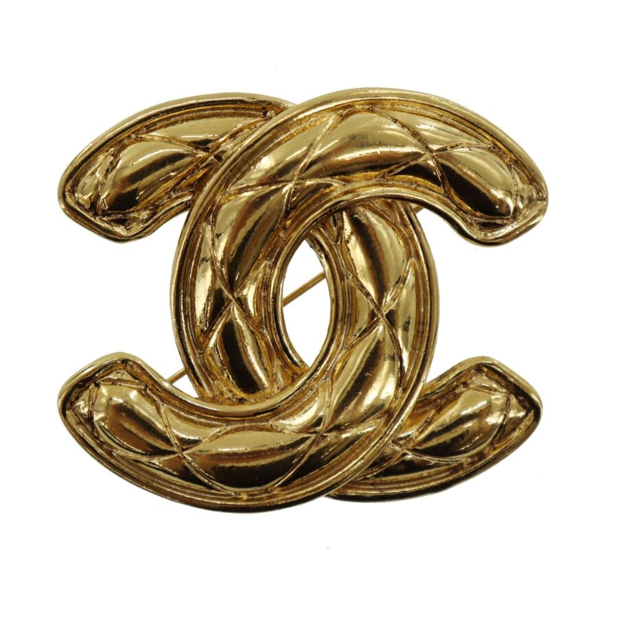 Chanel Matelassé Gold Logos Handbag 2 | Studio Nafay