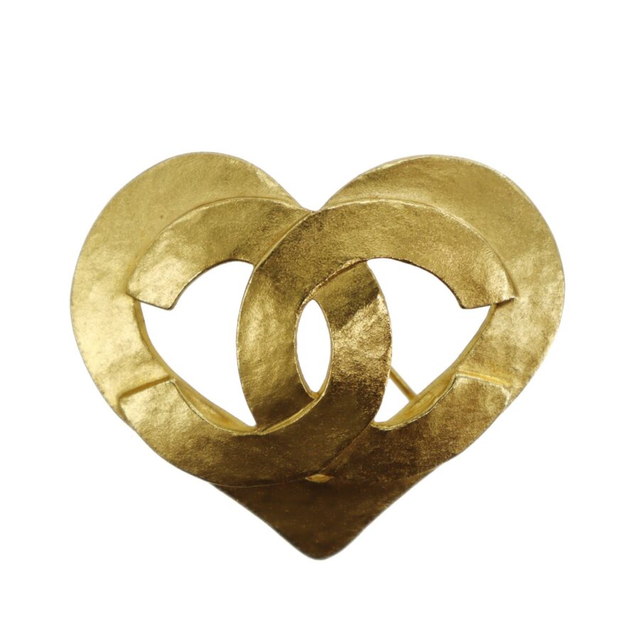 Chanel Gold Logos Heart Handbag 3 | Studio Nafay