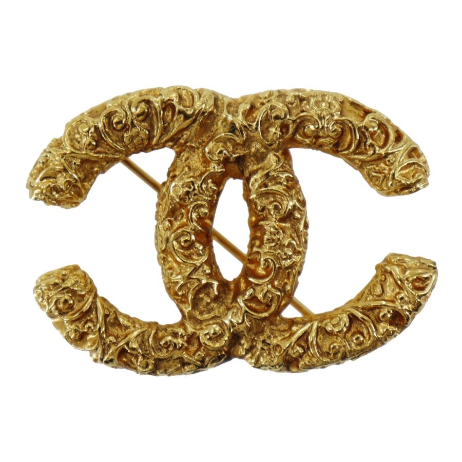 Chanel Gold Logos Pin Brooch Handbag 3 | Studio Nafay