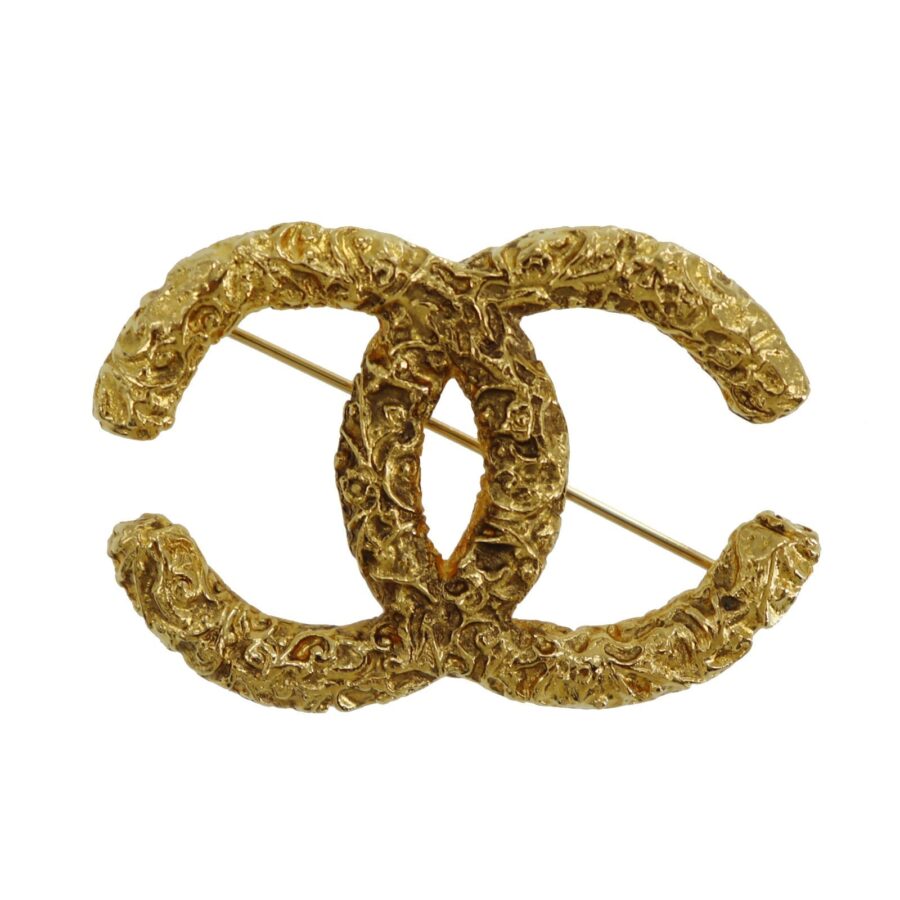 Chanel Gold Logos Pin Brooch Handbag 11 | Studio Nafay