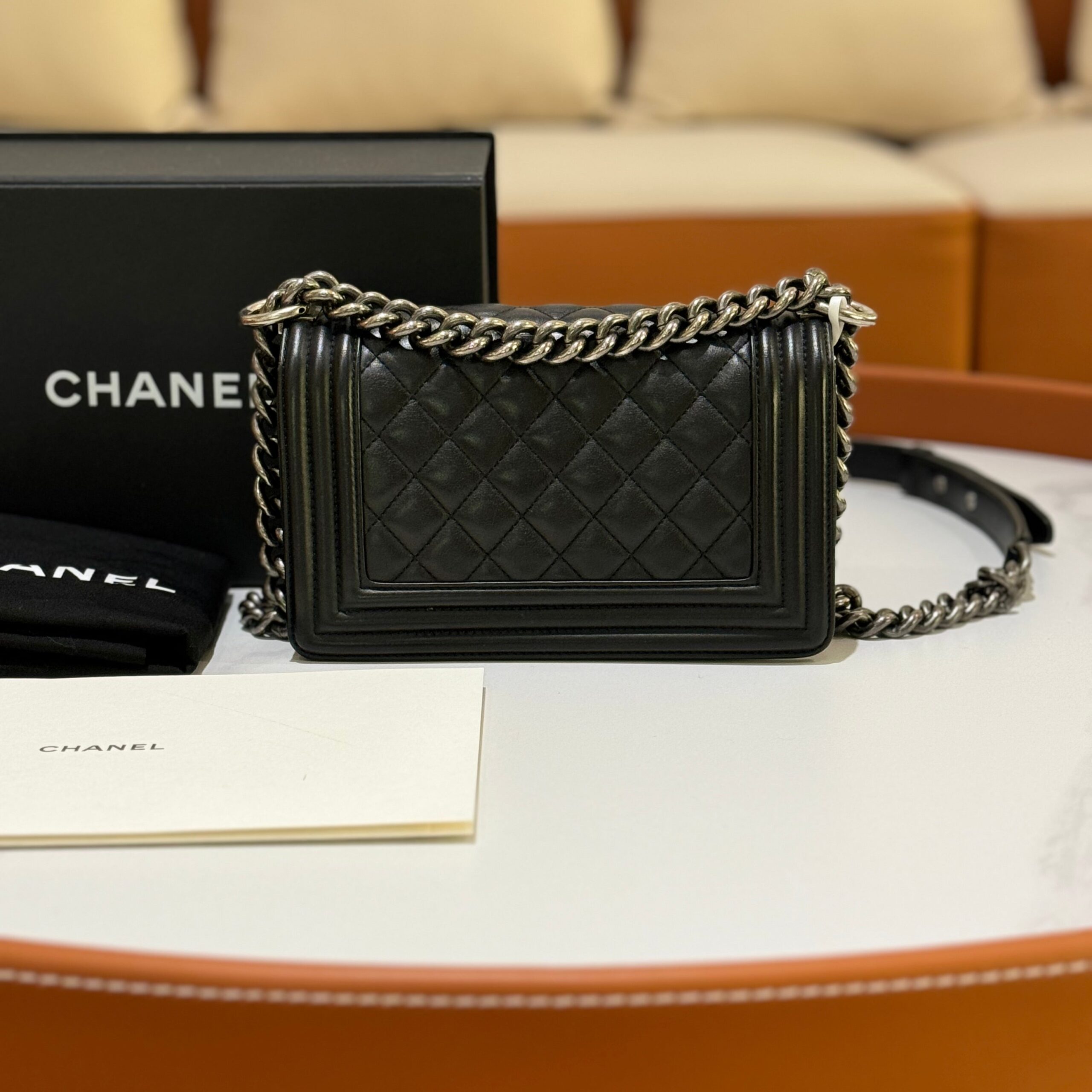 Chanel Small Black Elegant Handbag 3