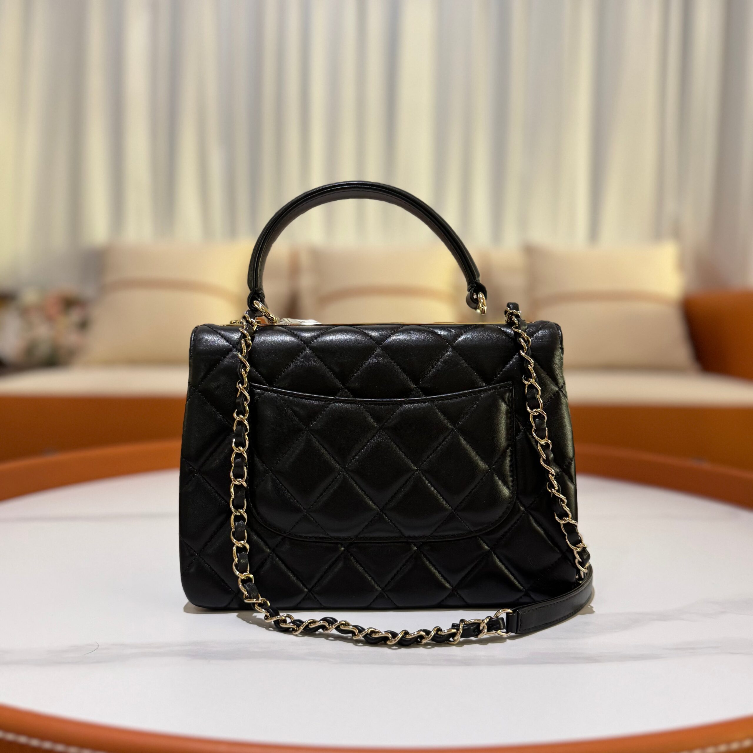 Chanel 25 Quilted Black Handbag