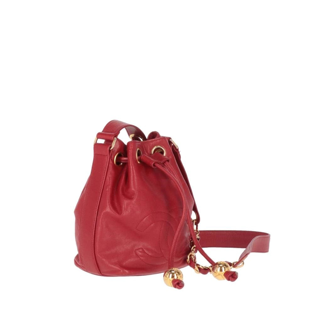 Chanel Leather Red Handbag