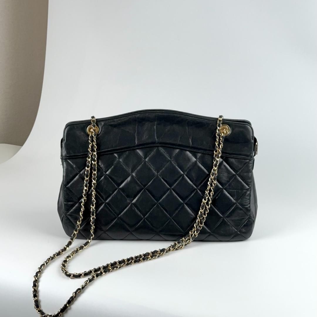 Chanel Quilted Tote – Black Totes, Handbags MR