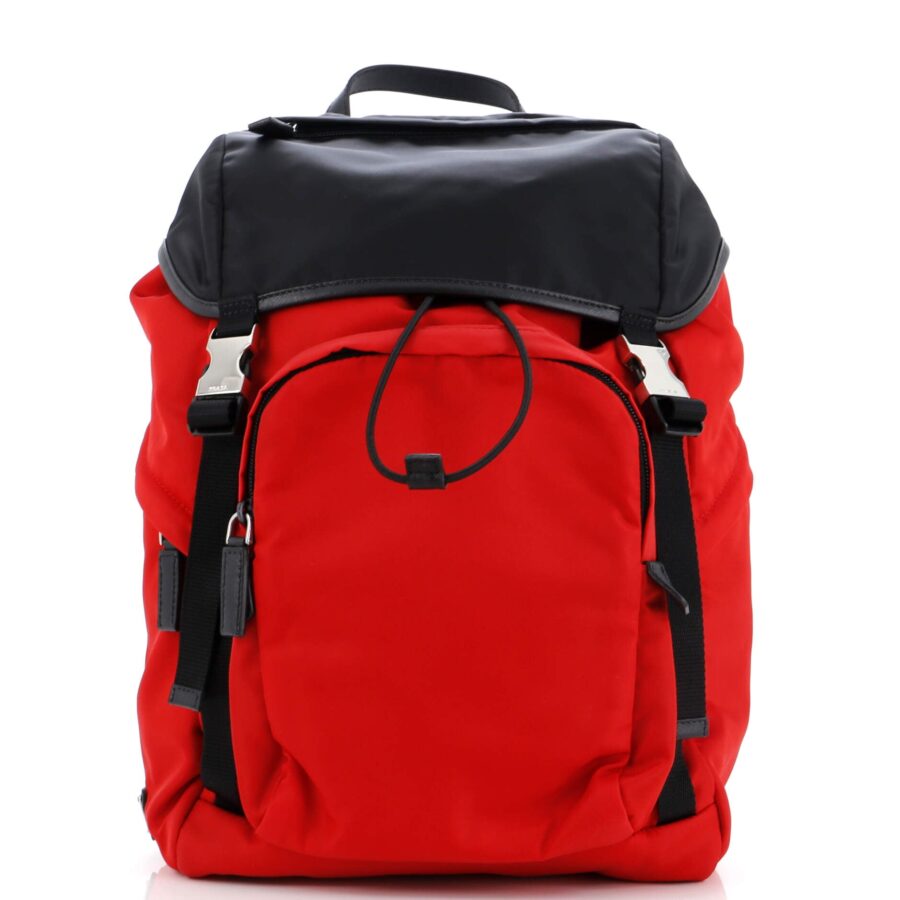 Double Buckle Backpack Tessuto Medium | Studio Nafay