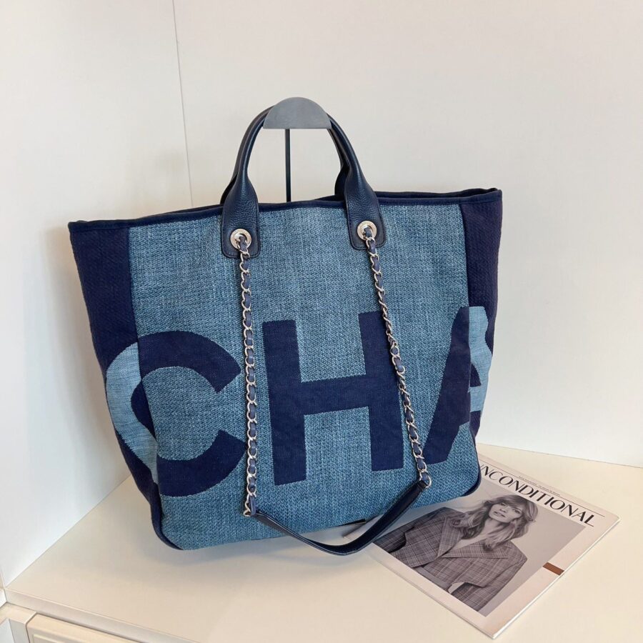 Chanel Blue Bag *Cm Tote Luxury Designer Handbag | Studio Nafay