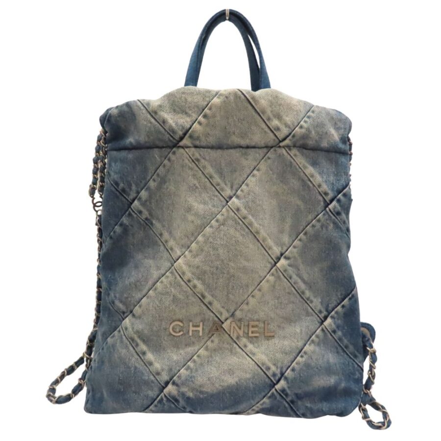 Chanel Chanel 22 Denim Backpack | Studio Nafay
