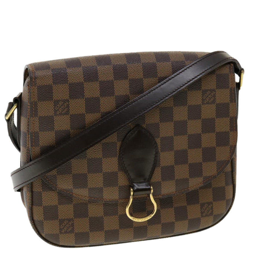 LOUIS VUITTON Damier Ebene Saint Cloud GM Shoulder Bag LV 31123A | Studio Nafay