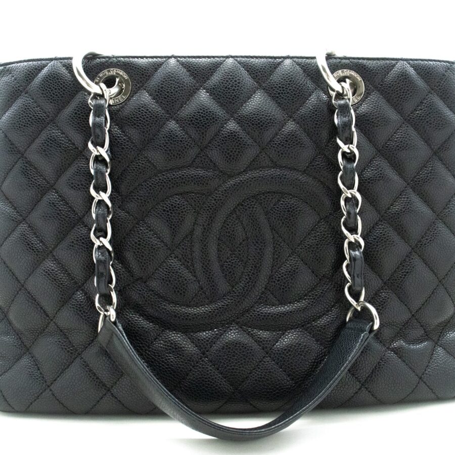 Chanel Leather Black Elegant Tote Bag 7 | Studio Nafay
