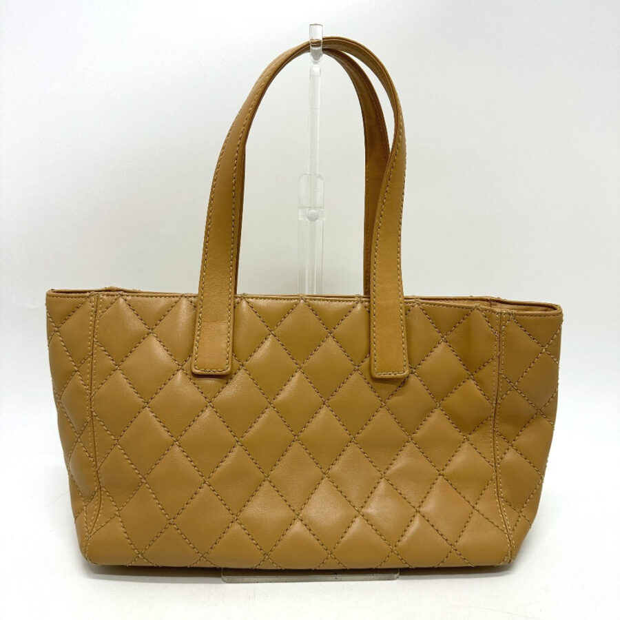 Chanel Tote beige bag – front view