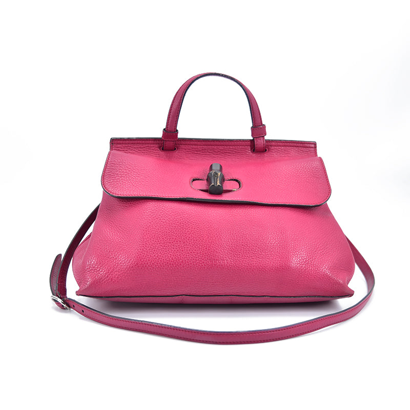 Gucci Bamboo Leather Handbag Style 5 | Studio Nafay