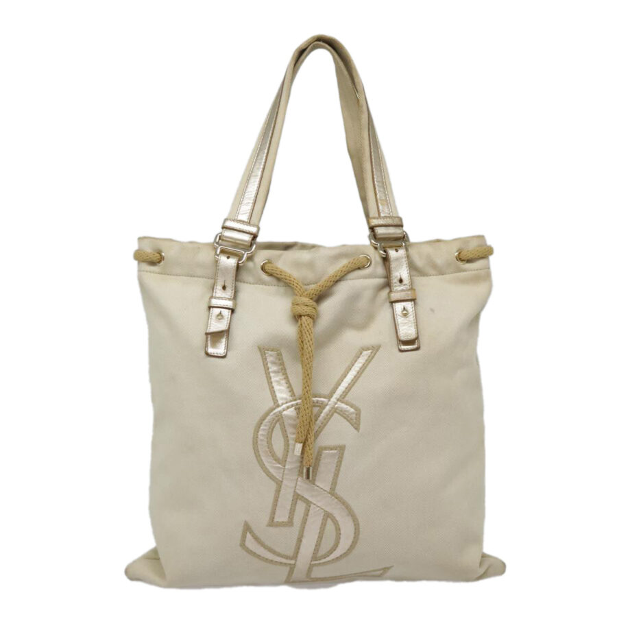 Saint Laurent Canvas Tote Bag () | Studio Nafay