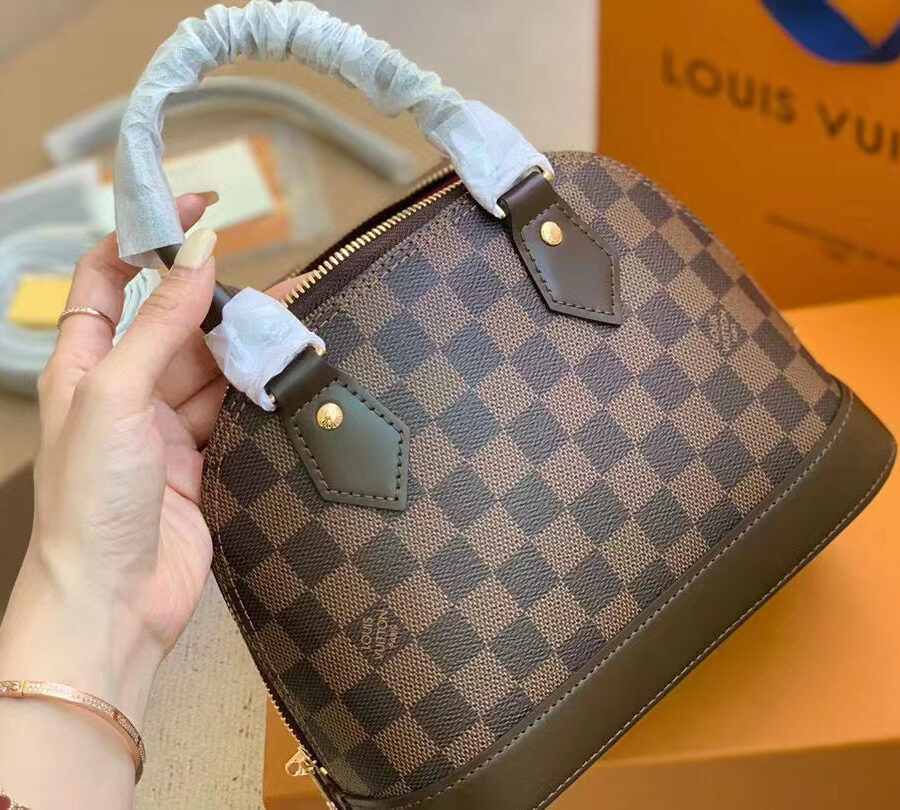 Louis Vuitton Alma BB Ebene (Lushentic Version) Crossbody | Studio Nafay