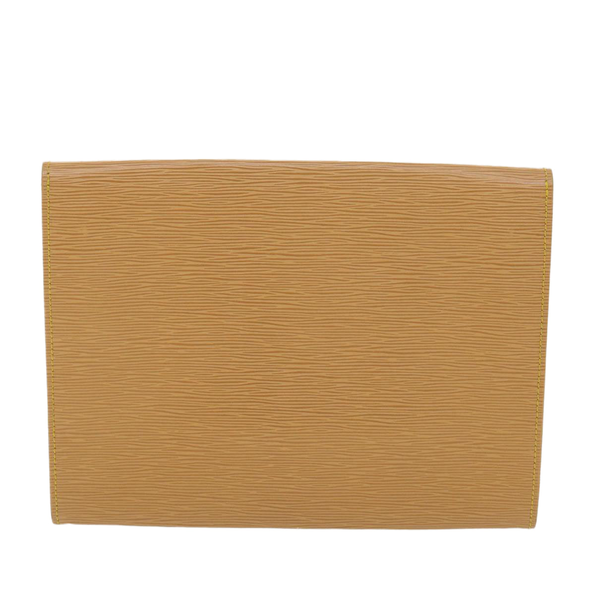 LOUIS VUITTON Epi Jena Clutch Bag Zipangu Gold LV 38518