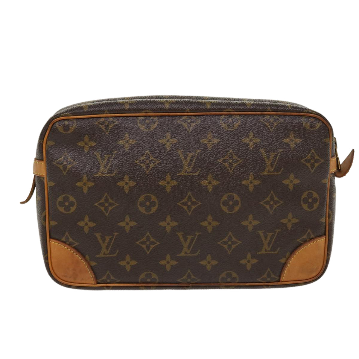 LOUIS VUITTON Monogram Compiegne 28 Clutch Bag LV 38598