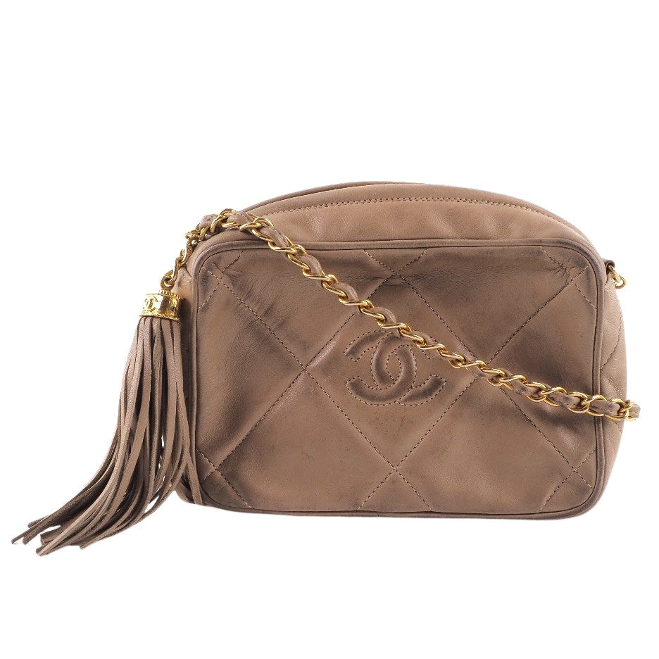 Chanel Leather Brown Shoulder Bag 5