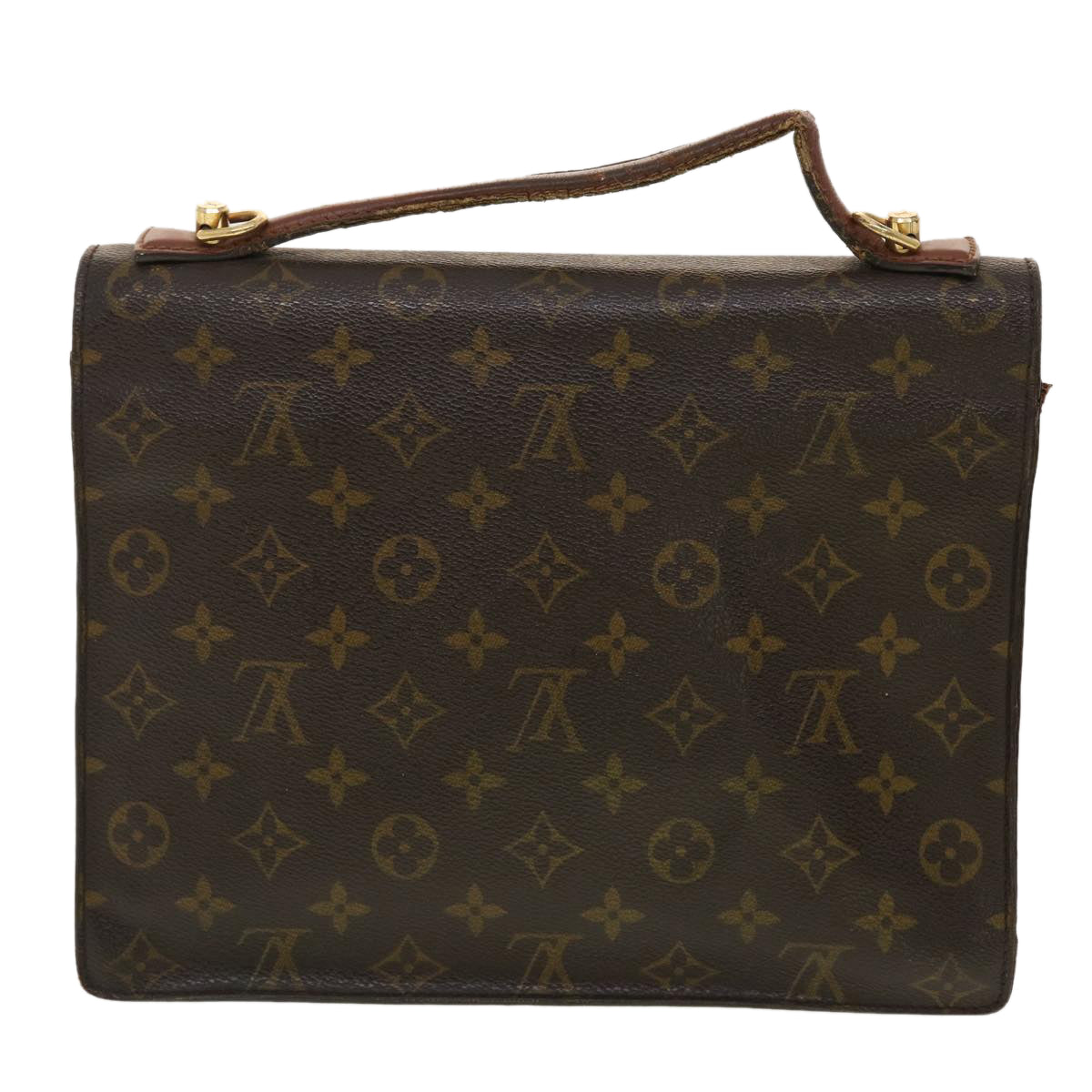 LOUIS VUITTON Monogram Monceau Hand Bag 2way LV 39810