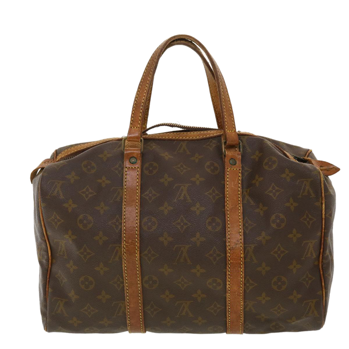 LOUIS VUITTON Monogram Sac Souple 35 Boston Bag LV 39826