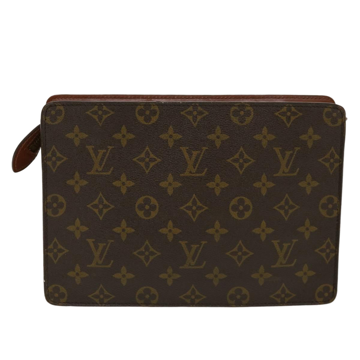 LOUIS VUITTON Monogram Pochette Homme Clutch Bag LV 39891