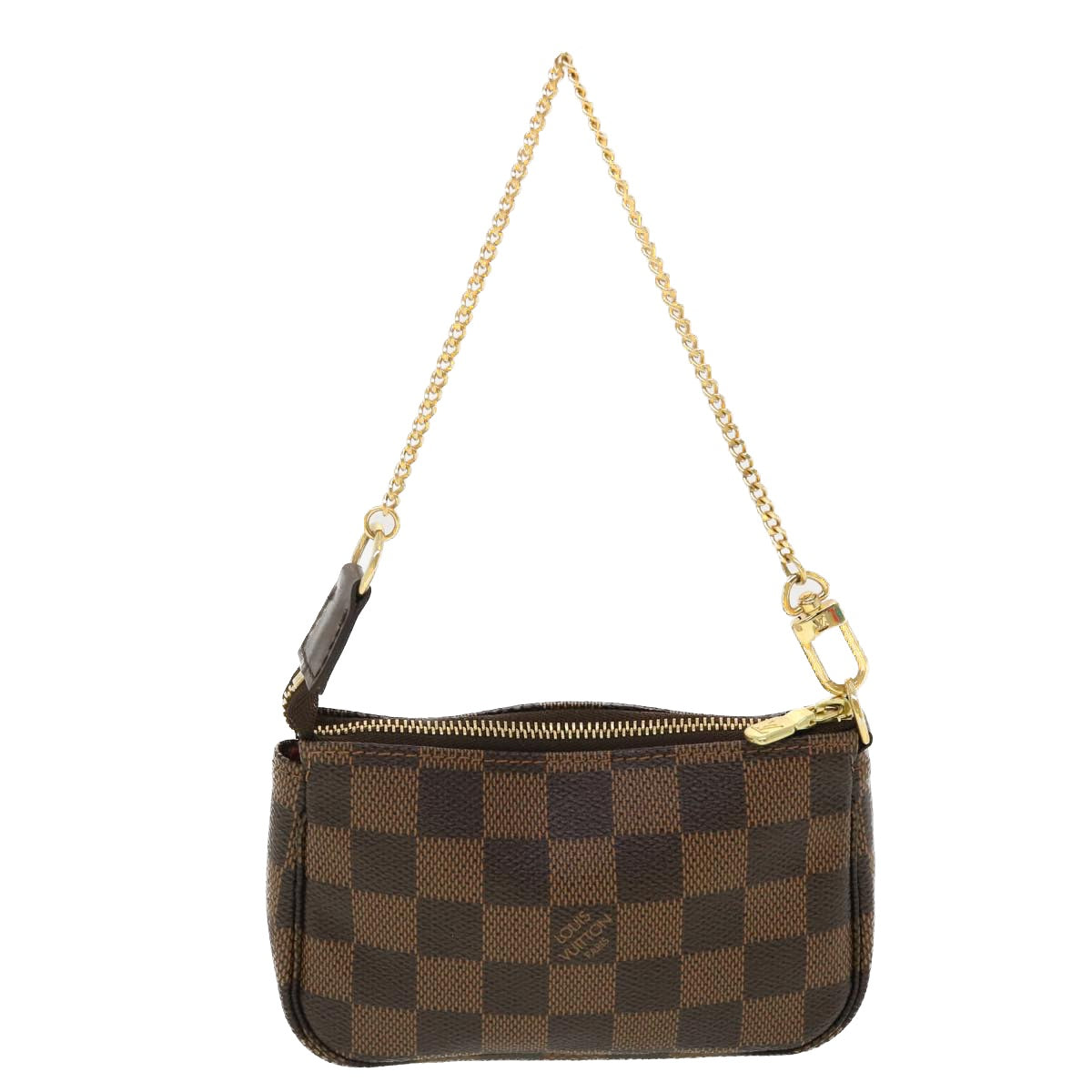LOUIS VUITTON Damier Ebene T&B Mini Pochette Accessoires Pouch 39918