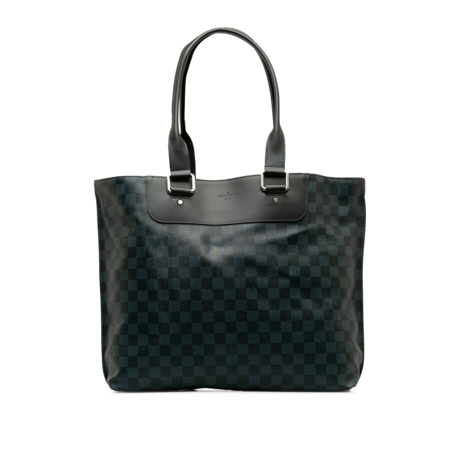 Blue Louis Vuitton Damier Cobalt Cabas Voyage Tote Bag | Studio Nafay