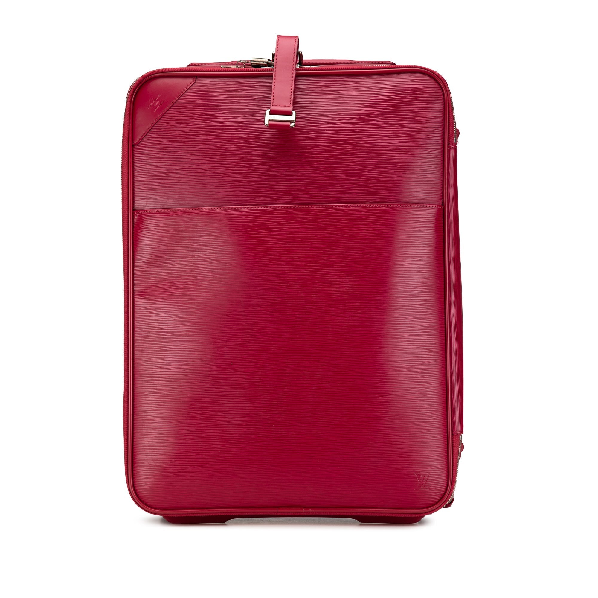 Red Louis Vuitton Epi Pegase 55 Travel Bag