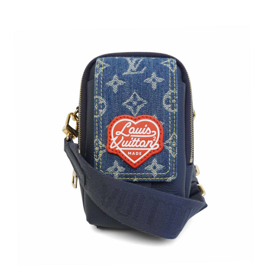 Louis Vuitton x Nigo 'LV2 Double Phone Pouch' Crossbody Bag | Studio Nafay