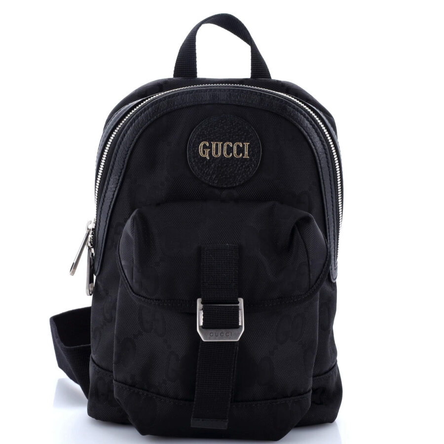 Off The Grid Single Pocket Backpack GG Econyl Mini | Studio Nafay