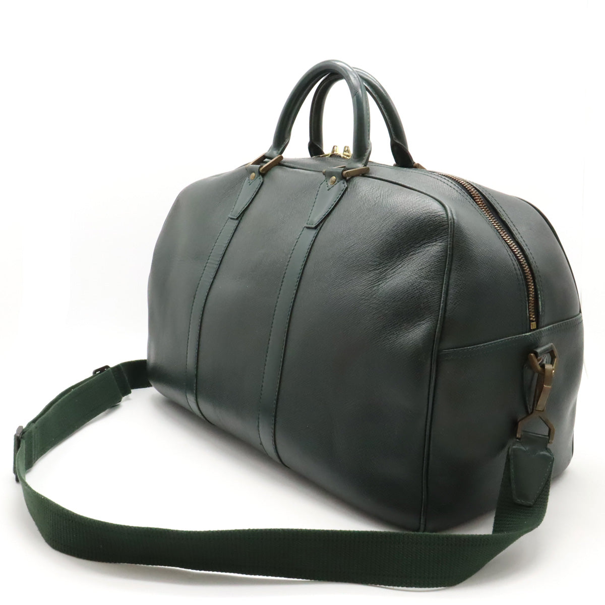 LOUIS VUITTON Kendall PM Boston Bag in Taiga Green